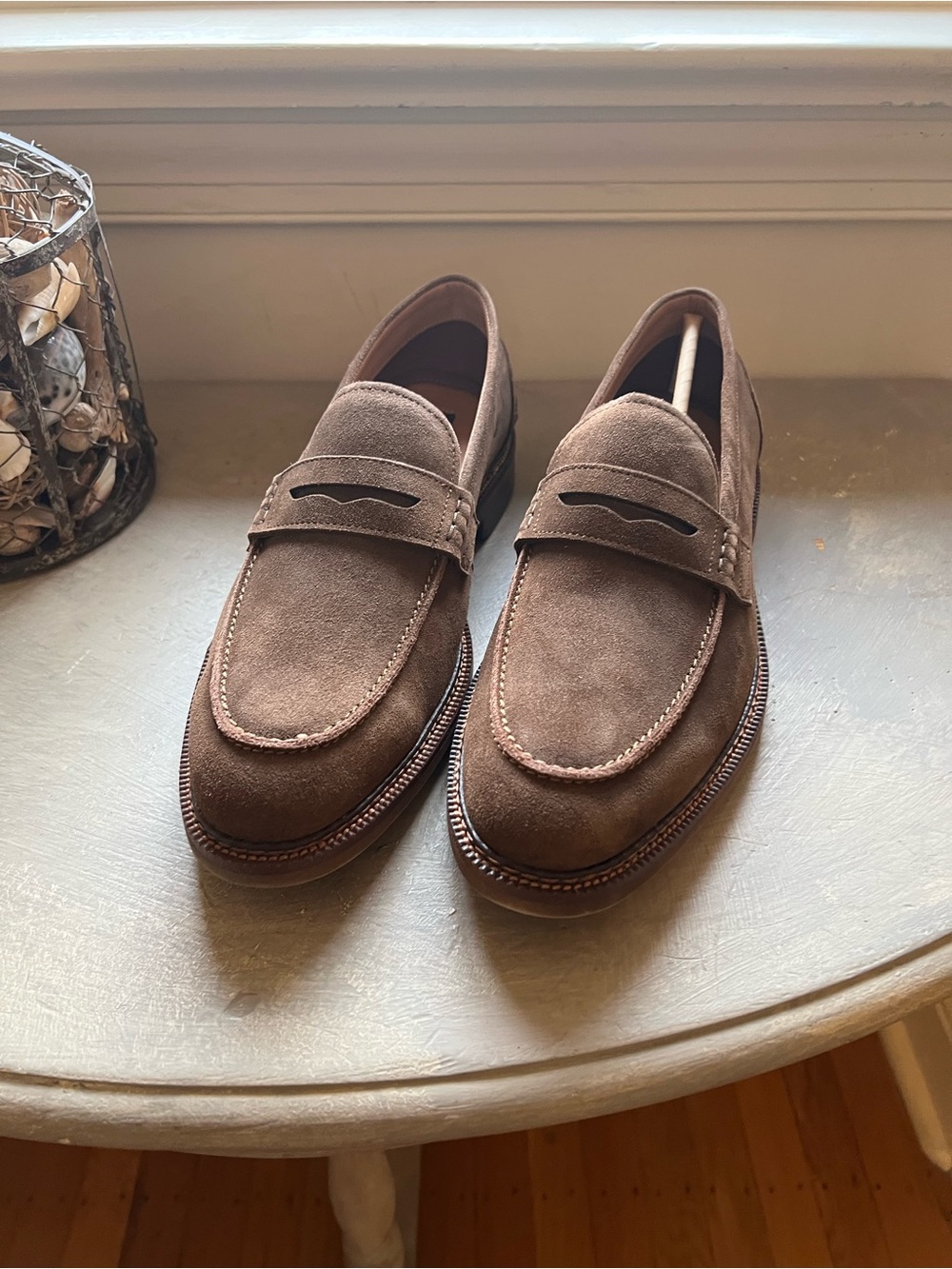 Steve Madden Piere Tabacco Suede Loafers